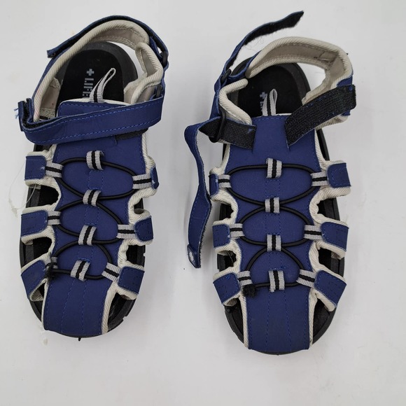 Lifeguard 2 Adjustable strapsBlue Black Gray Hiker Sandals 2/3 - Picture 3 of 8